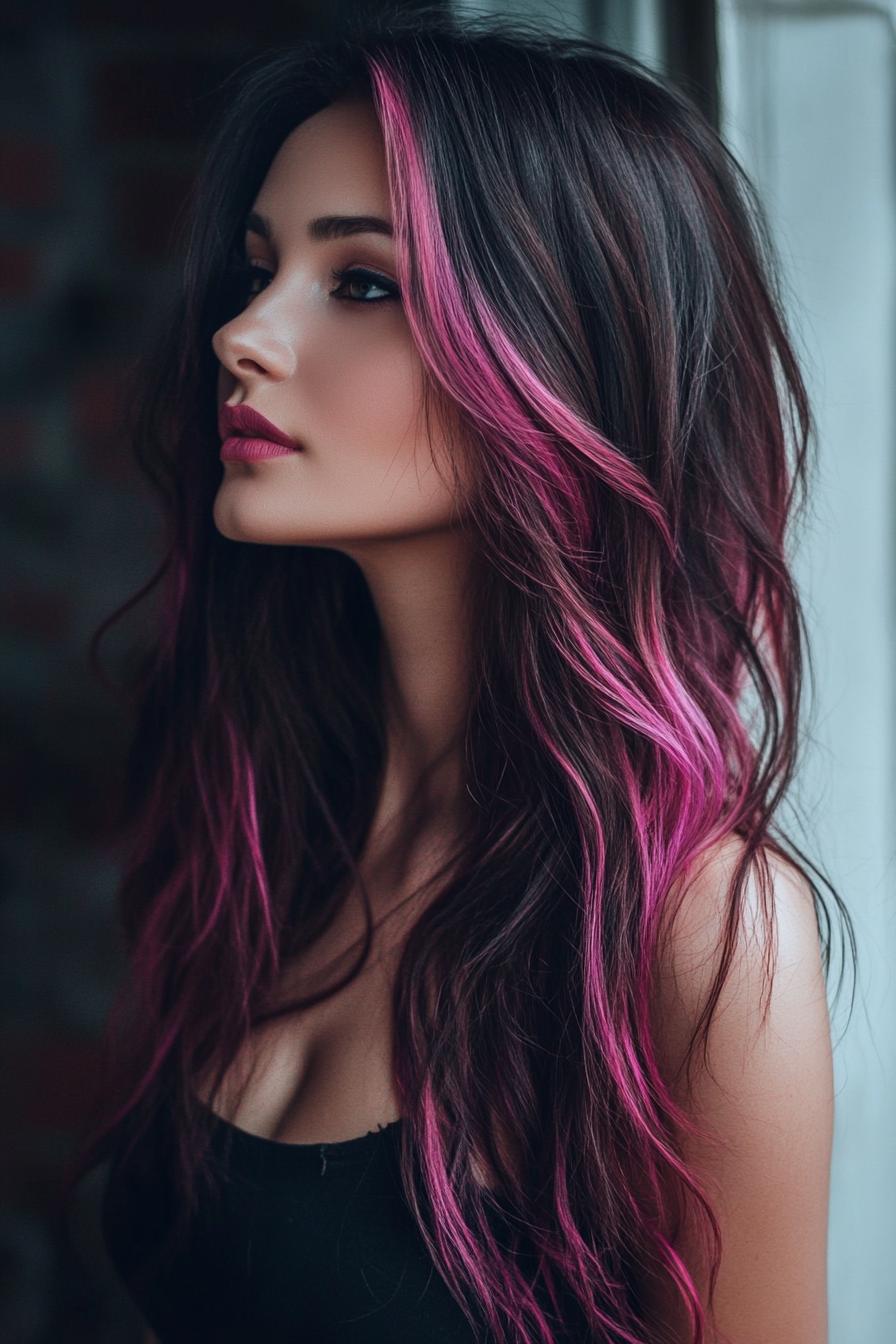 Vibrant Waves of Pink