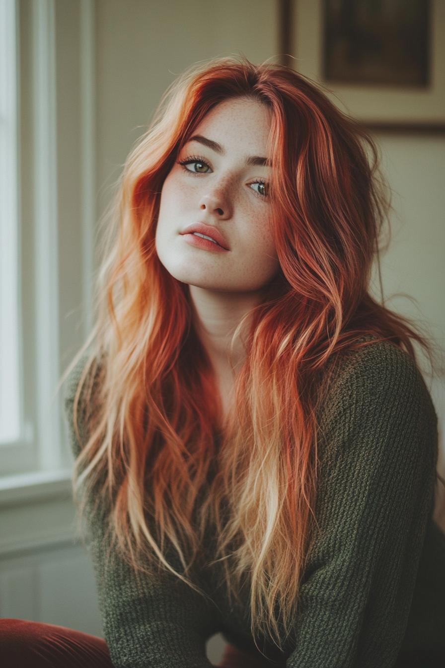 Wavy Red Beauty