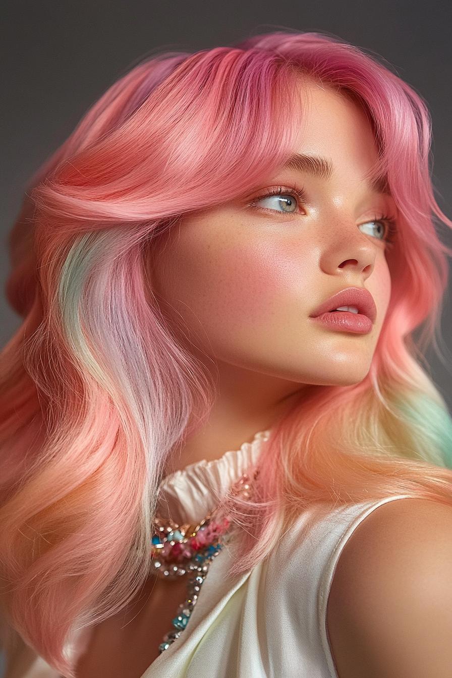 Whimsical Pastel Waves