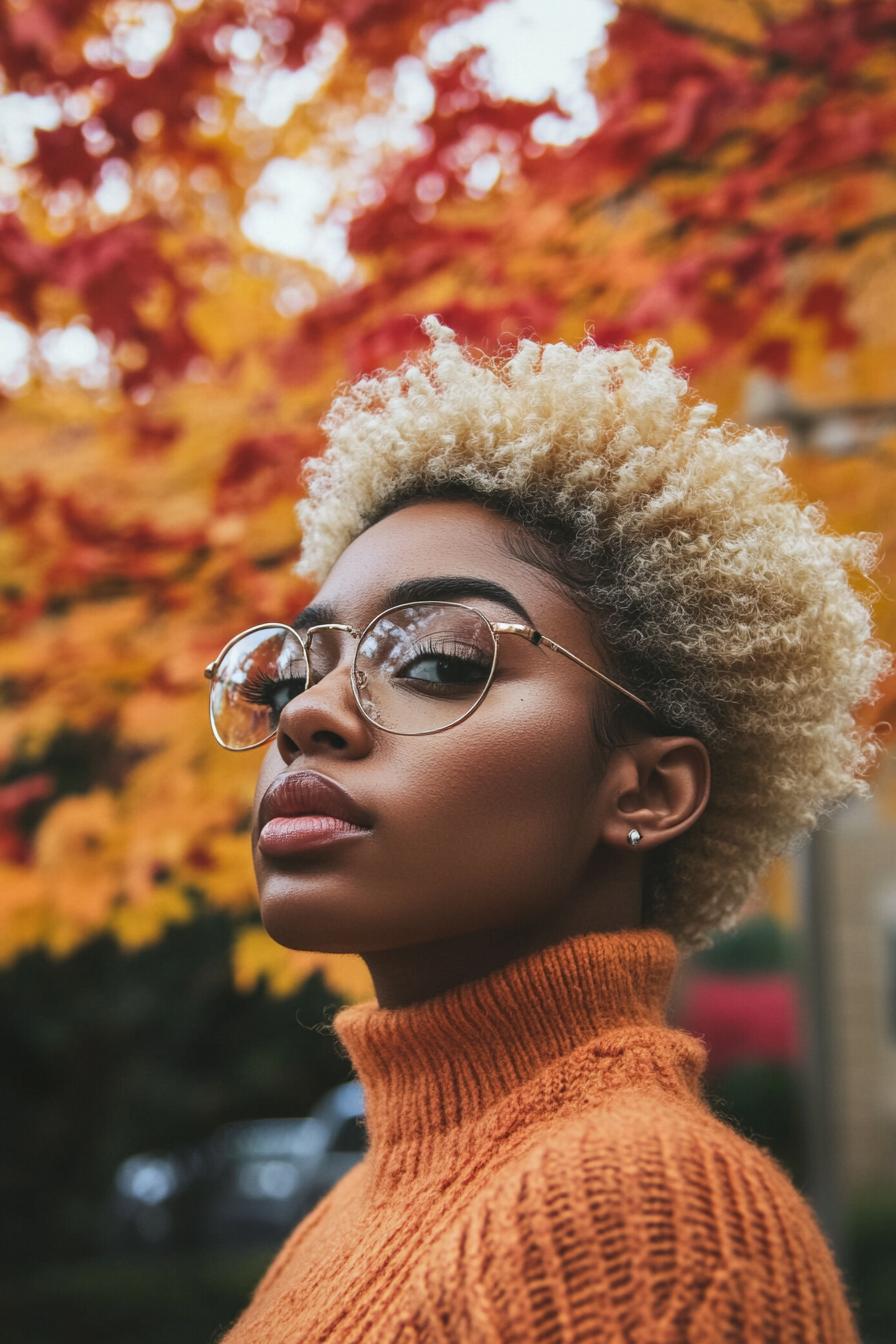 Afro Radiance in Autumn