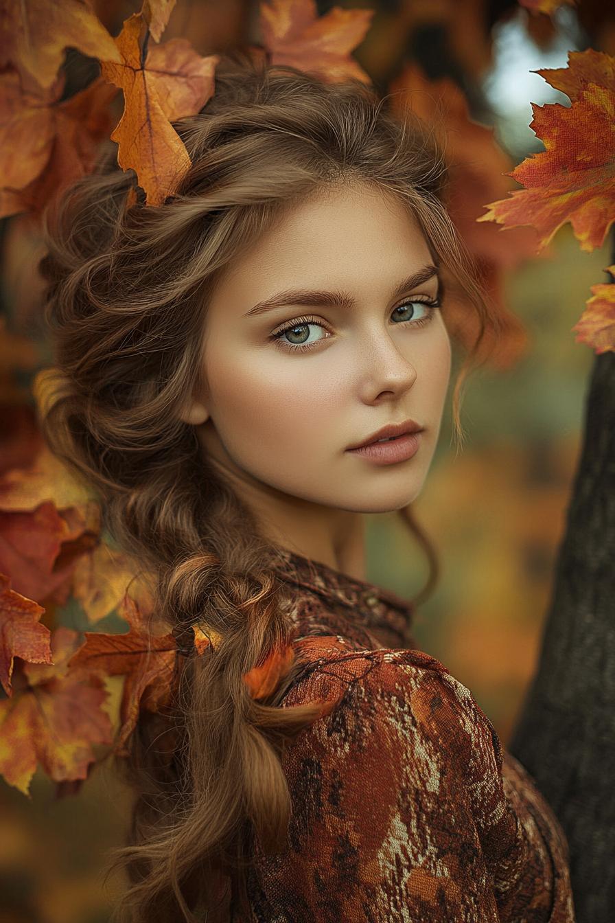 Autumn Elegance Braided Beauty