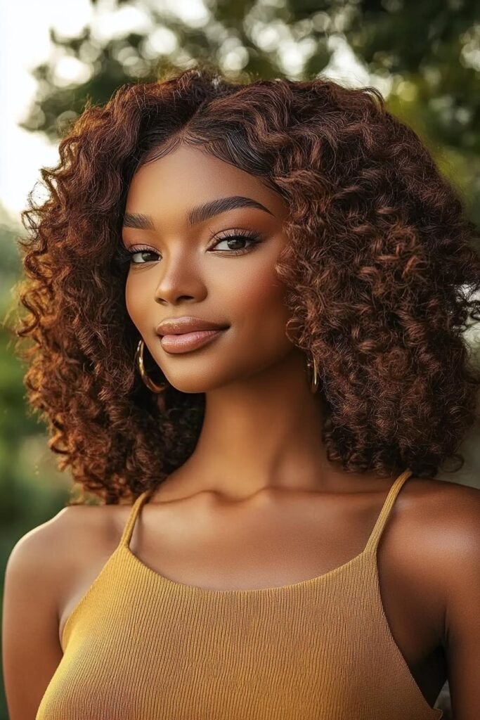 bouncy curls pretty look