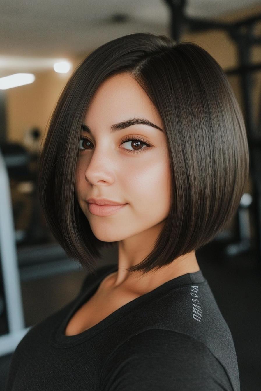 Chic Angled Bob Style