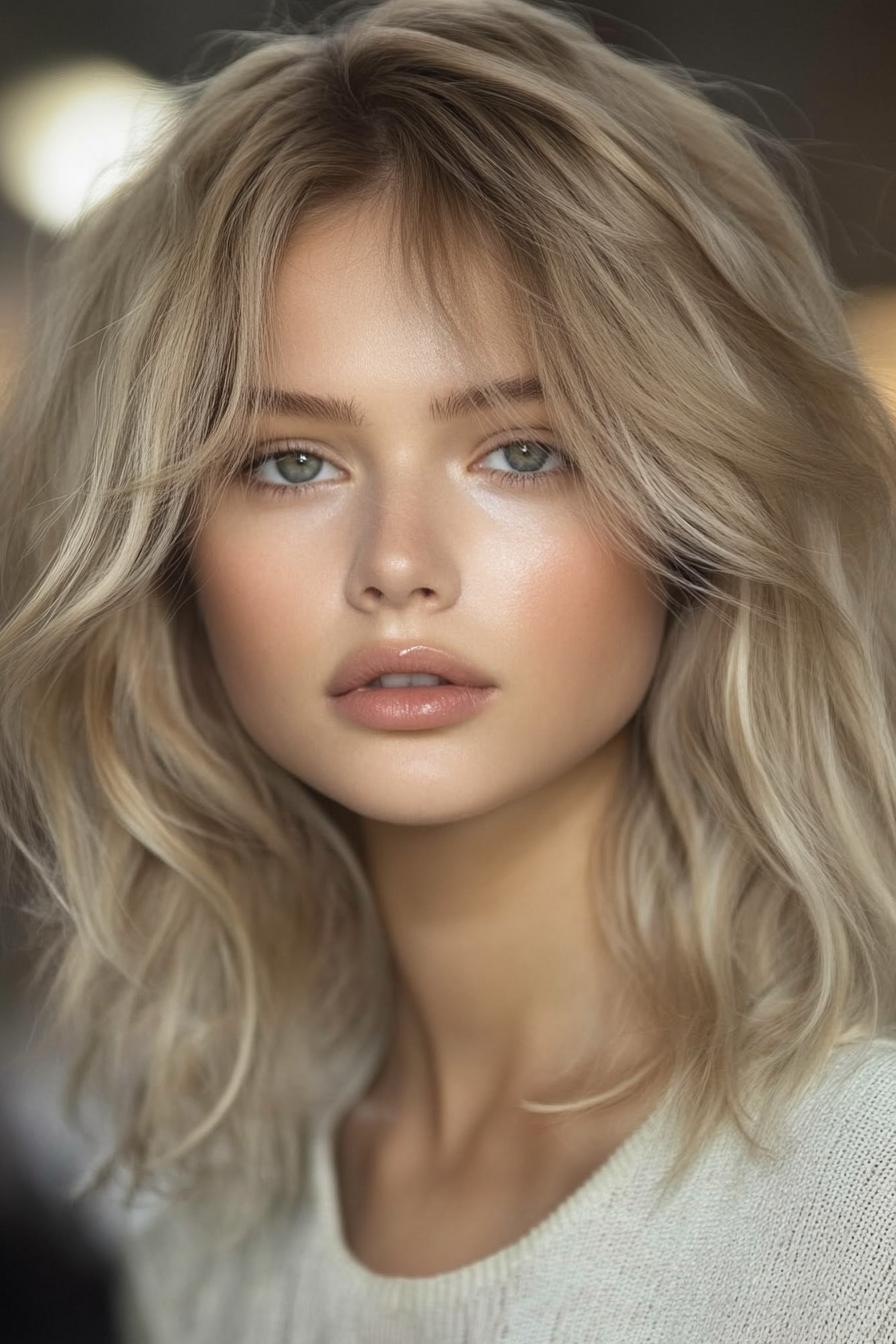 Chic Blonde Waves