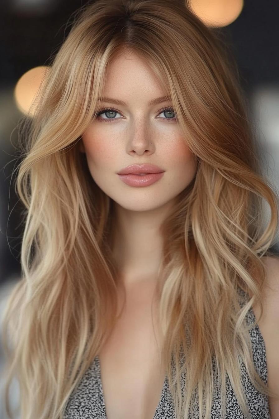 Chic Blonde Waves