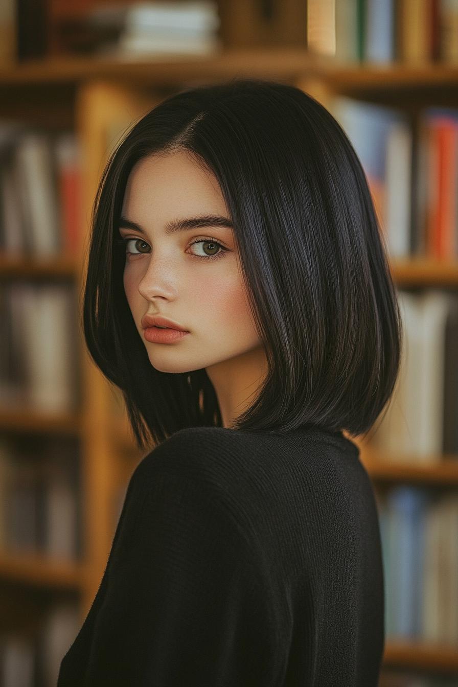 Chic Chin-Length Bob