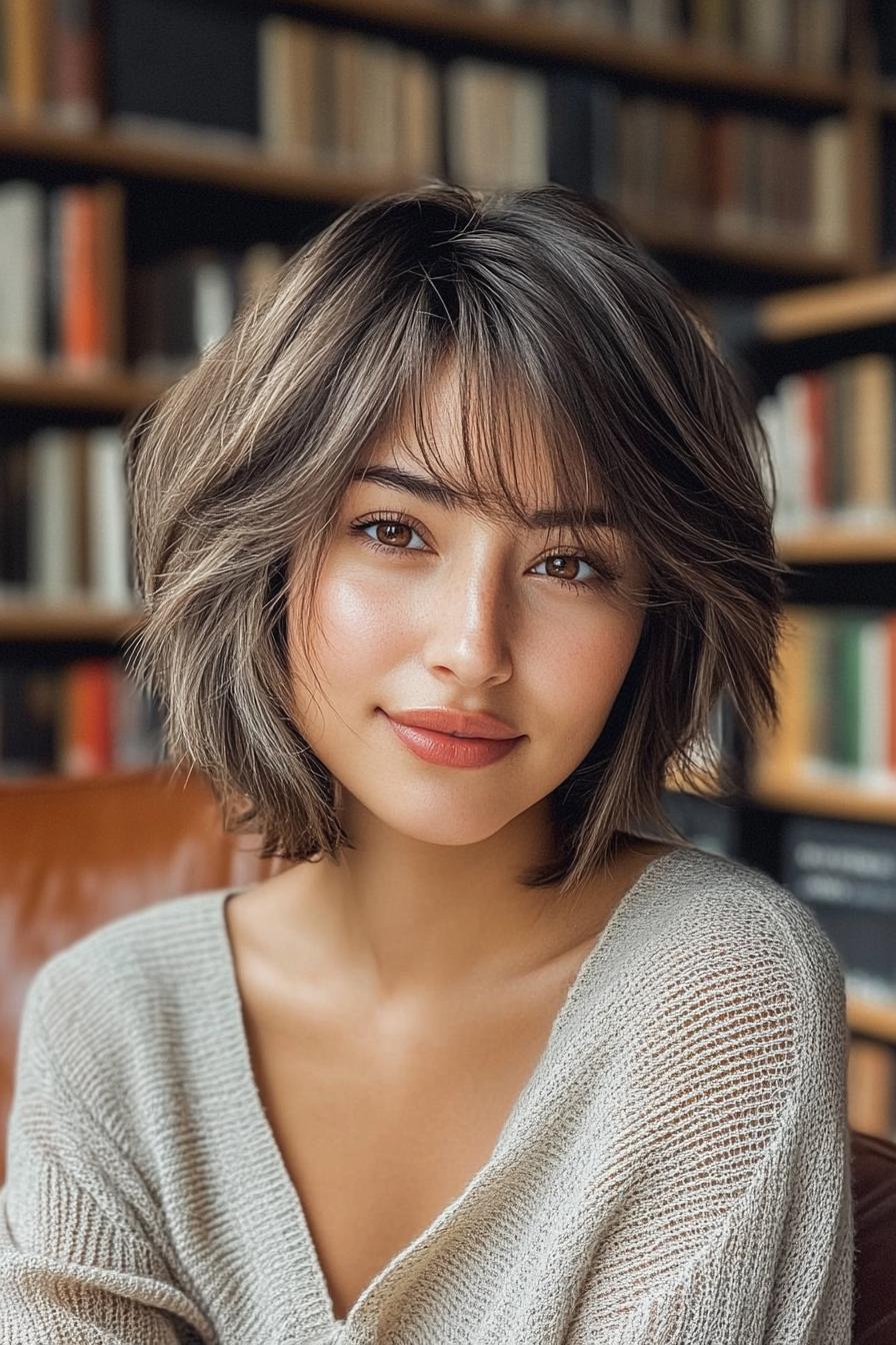 Chic Side-Swept Bob