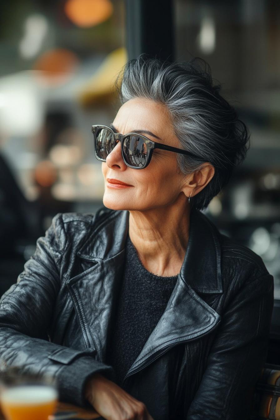 Chic Silver Pixie Style