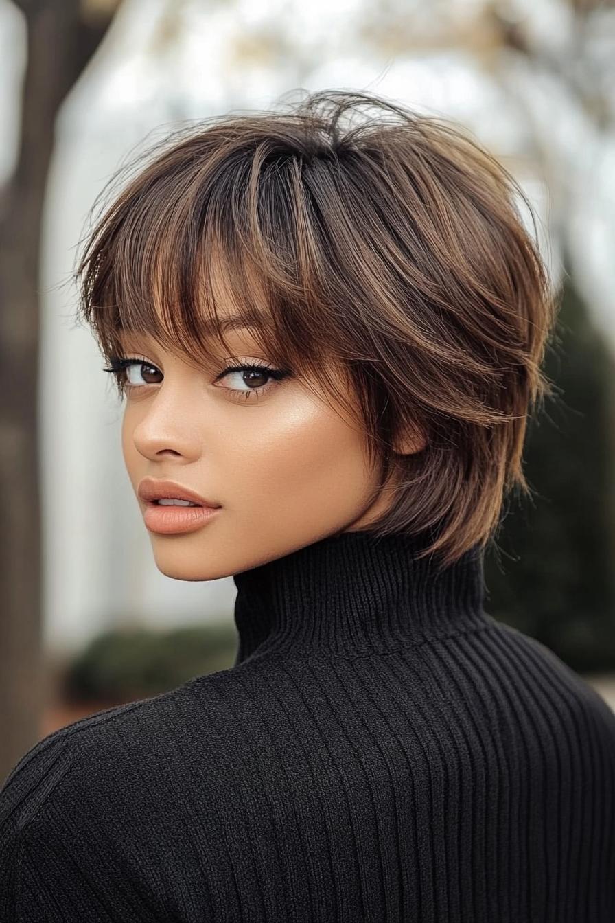 Chic Textured Bob Vibes