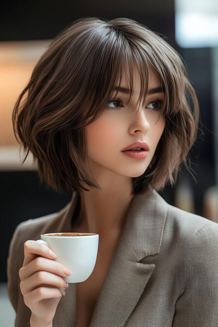 Chic Wavy Bob Elegance