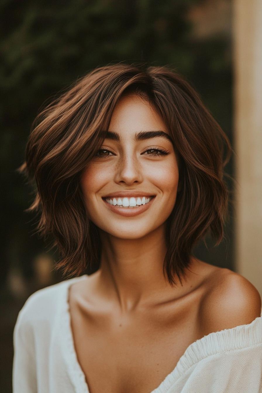 Chic Wavy Bob Elegance