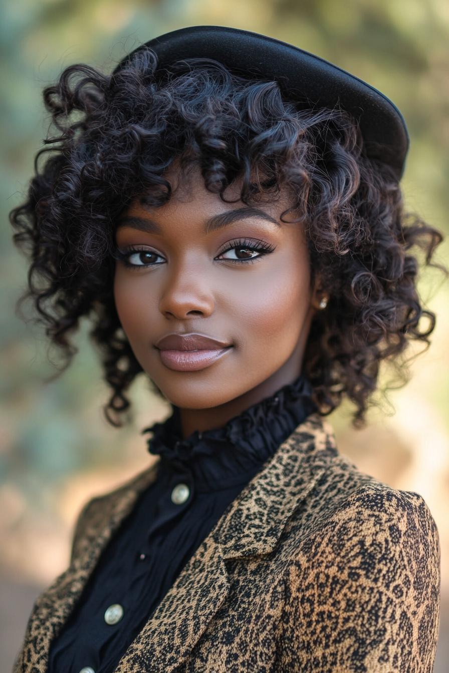 Curls and Chic Hat