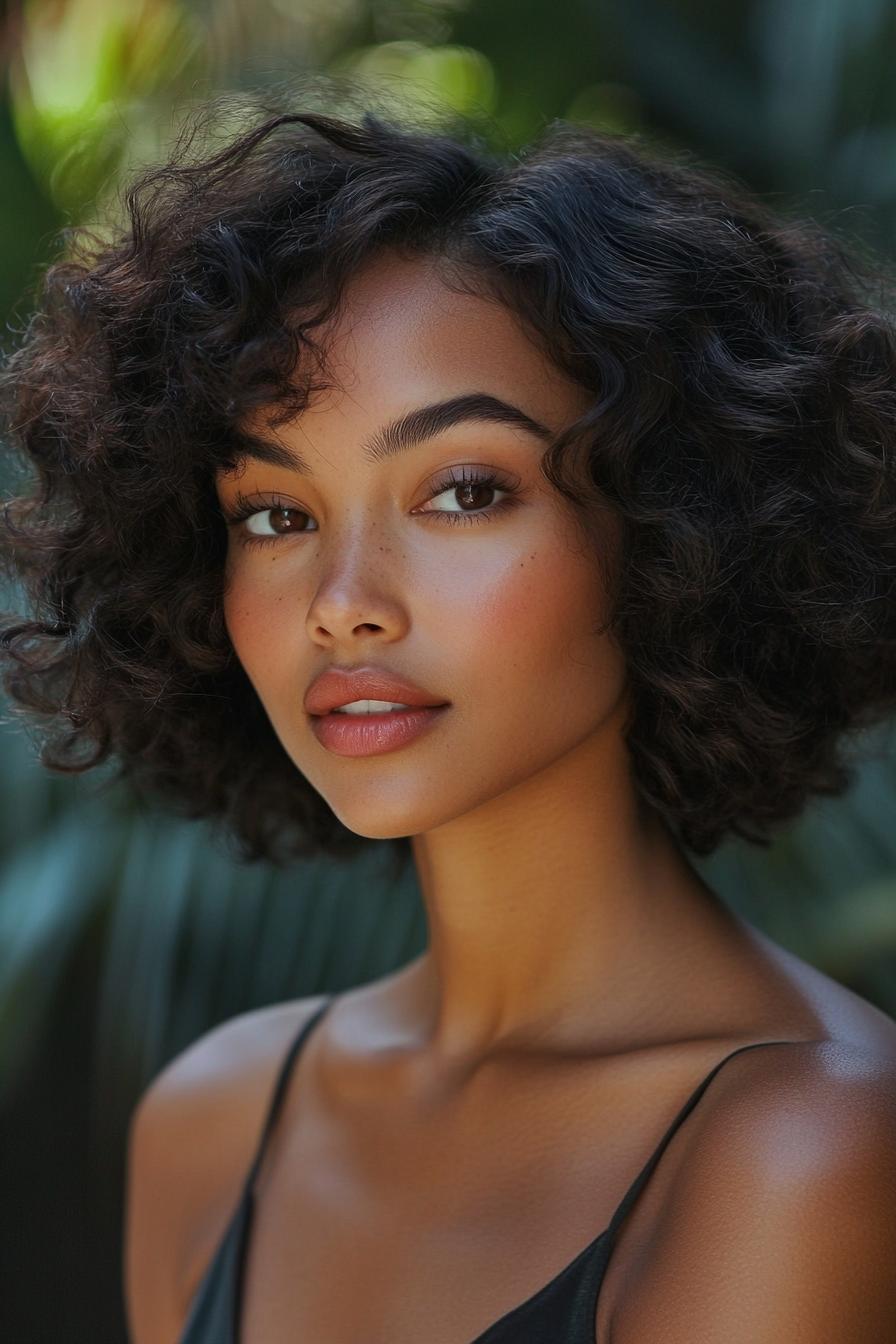 Curly Bob Elegance