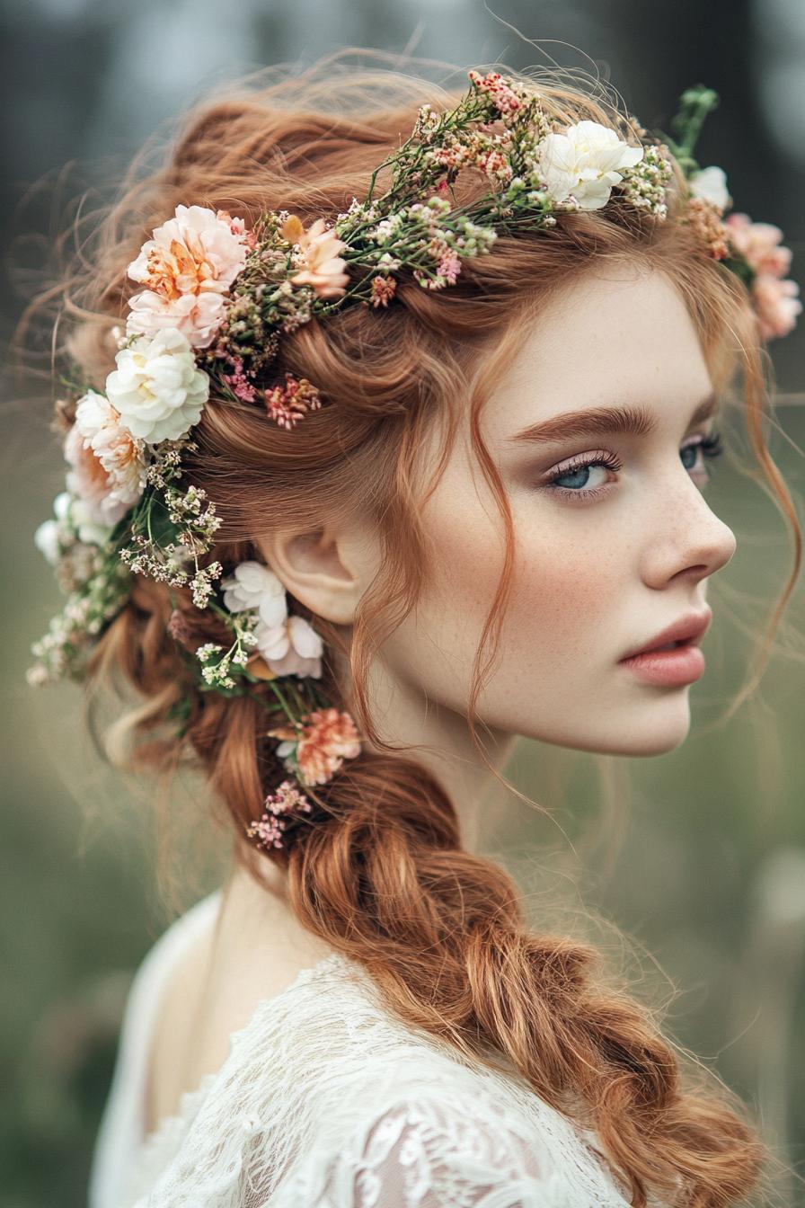 Enchanted Floral Braid