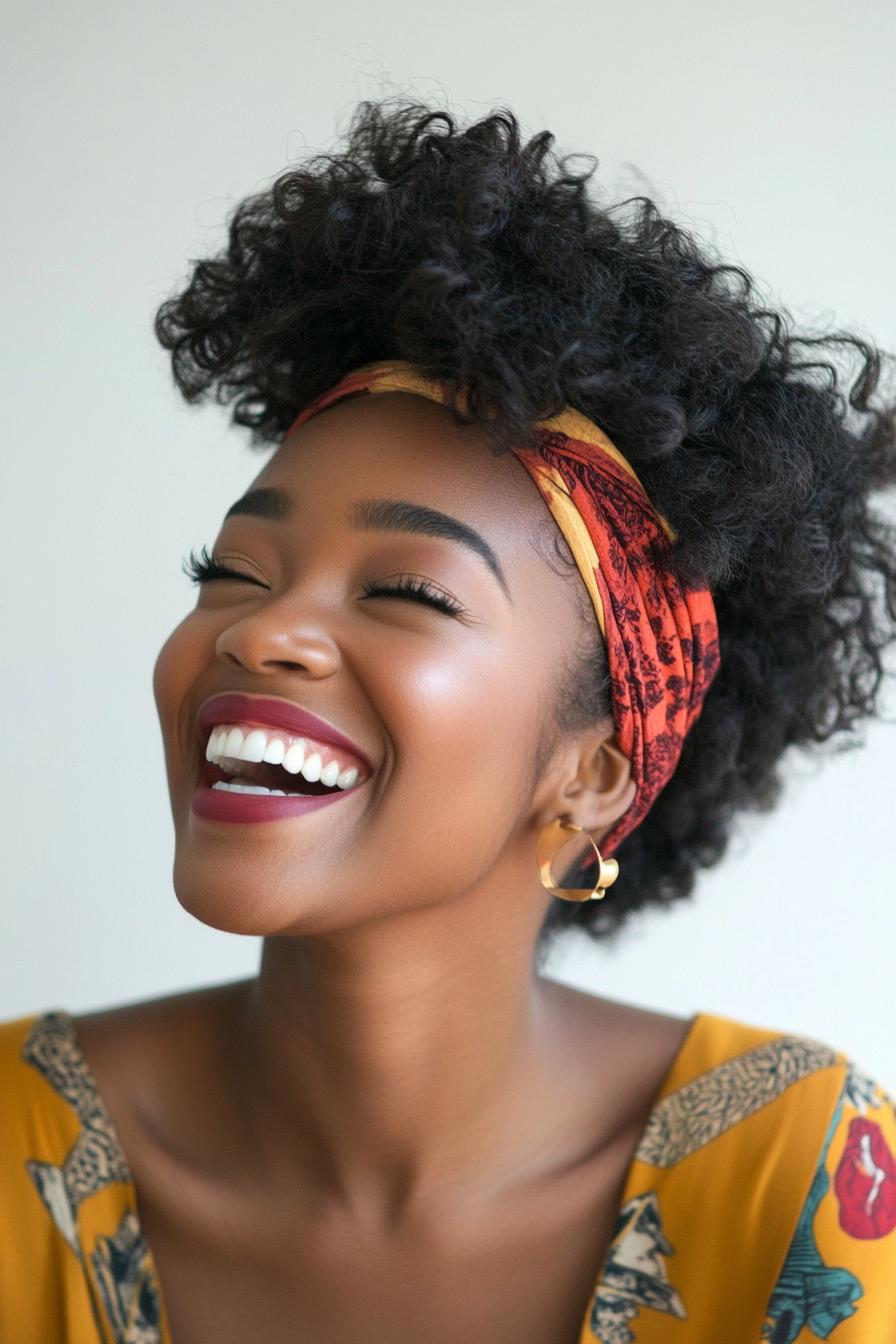 Vibrant Curls and Headband