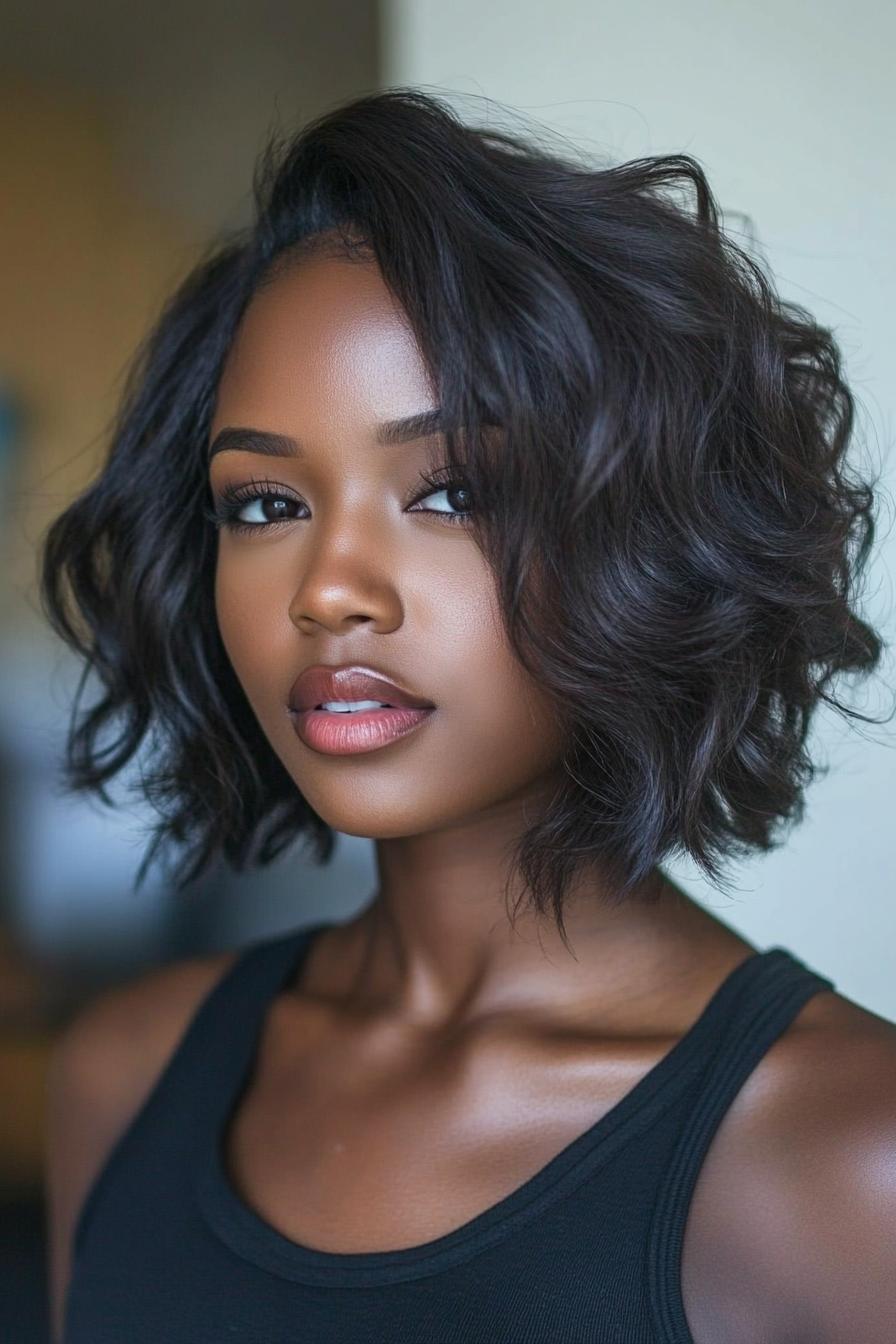 Wavy Bob Style