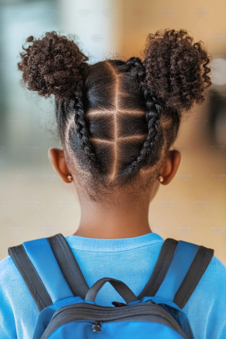 Braided Elegance and Buns