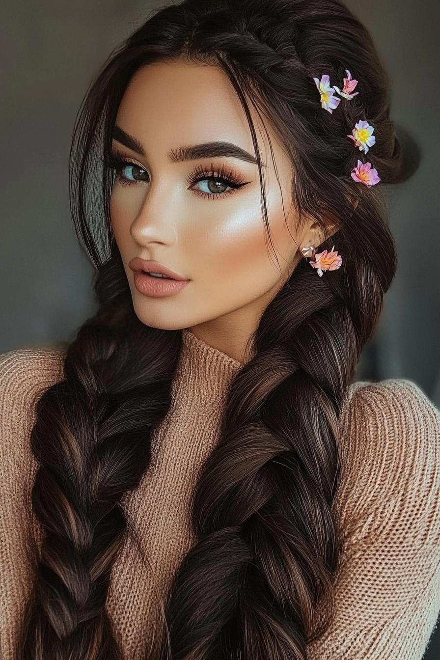 Braids Blooming with Beauty