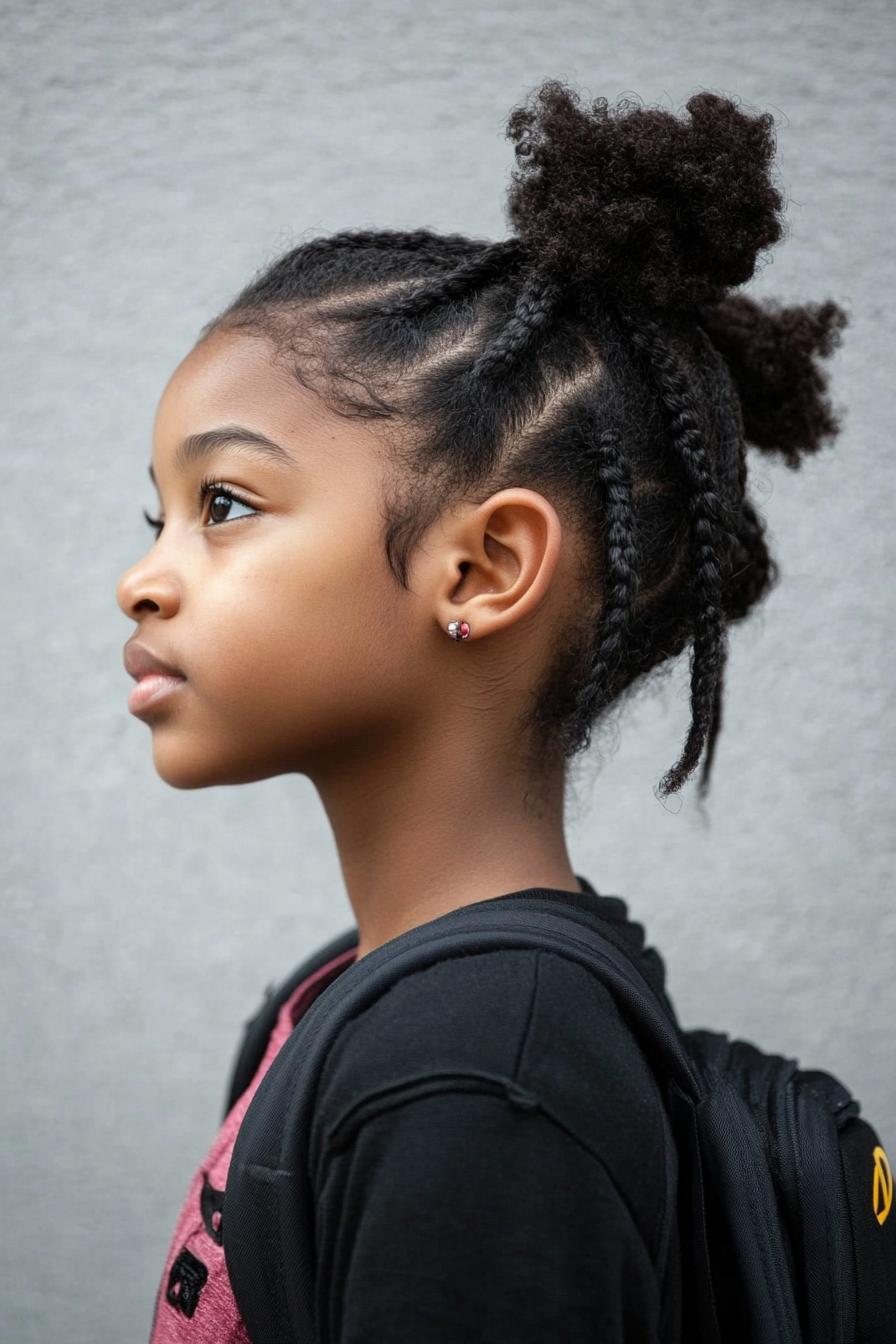 Braids Meet Bouncy Elegance