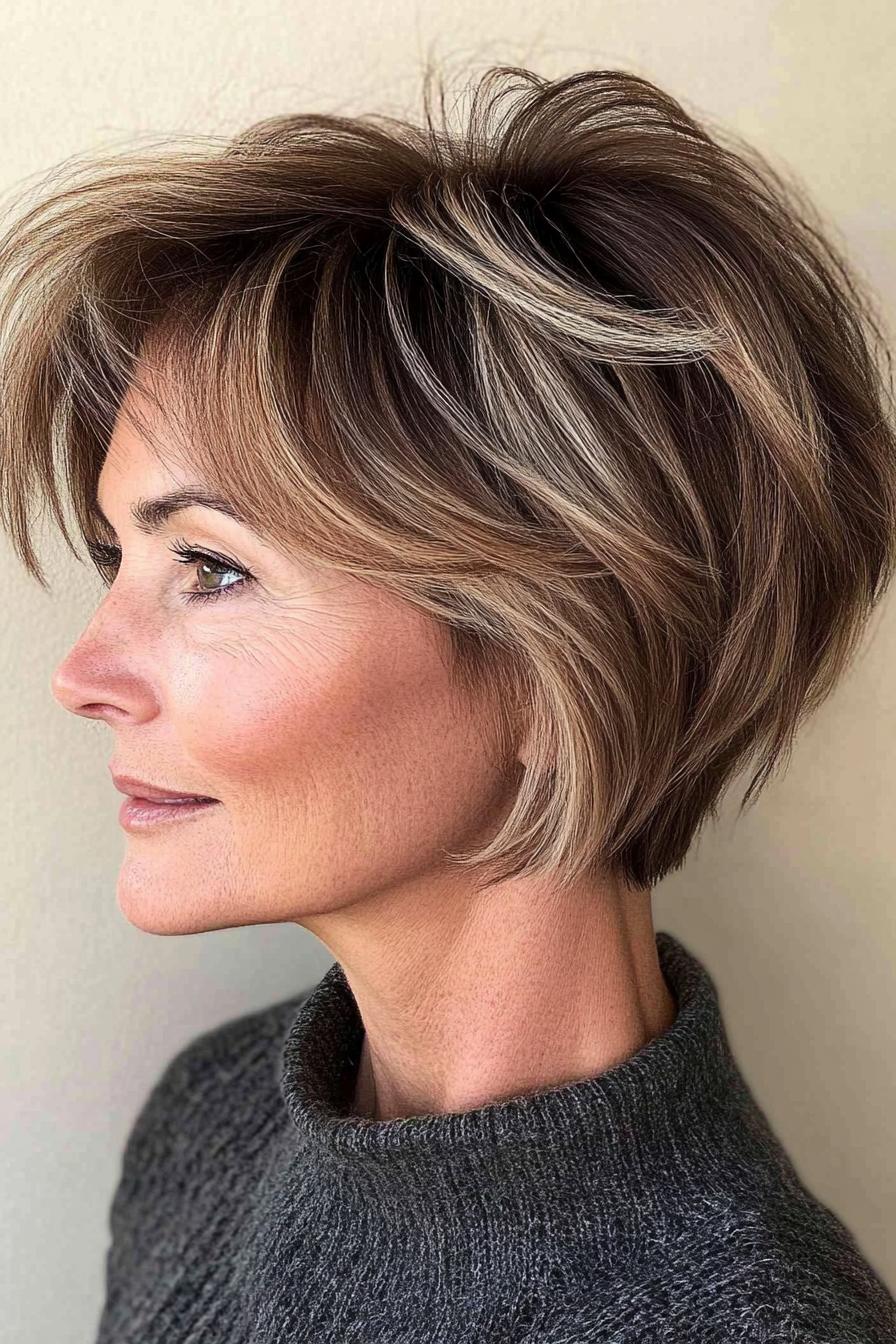 Chic Layered Bob Elegance