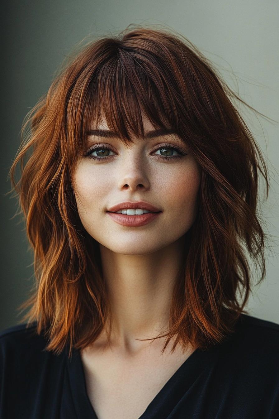 Chic Messy Bob Style