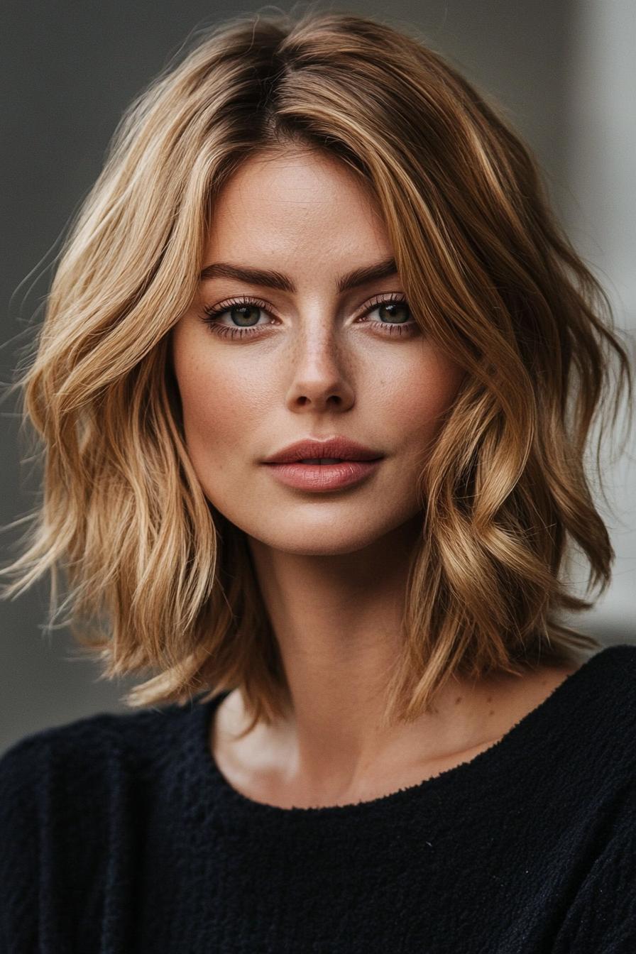 Chic Wavy Bob Elegance