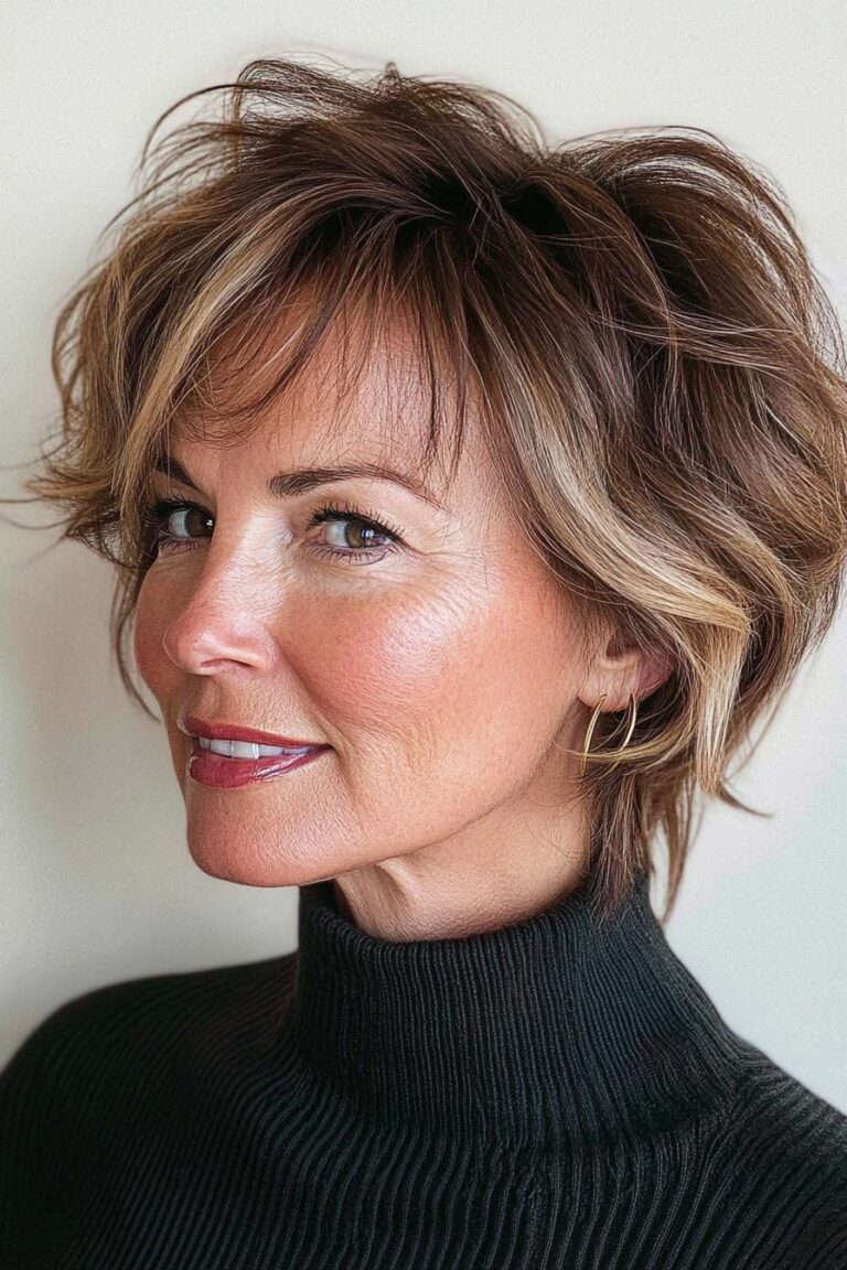 chic wavy bob style