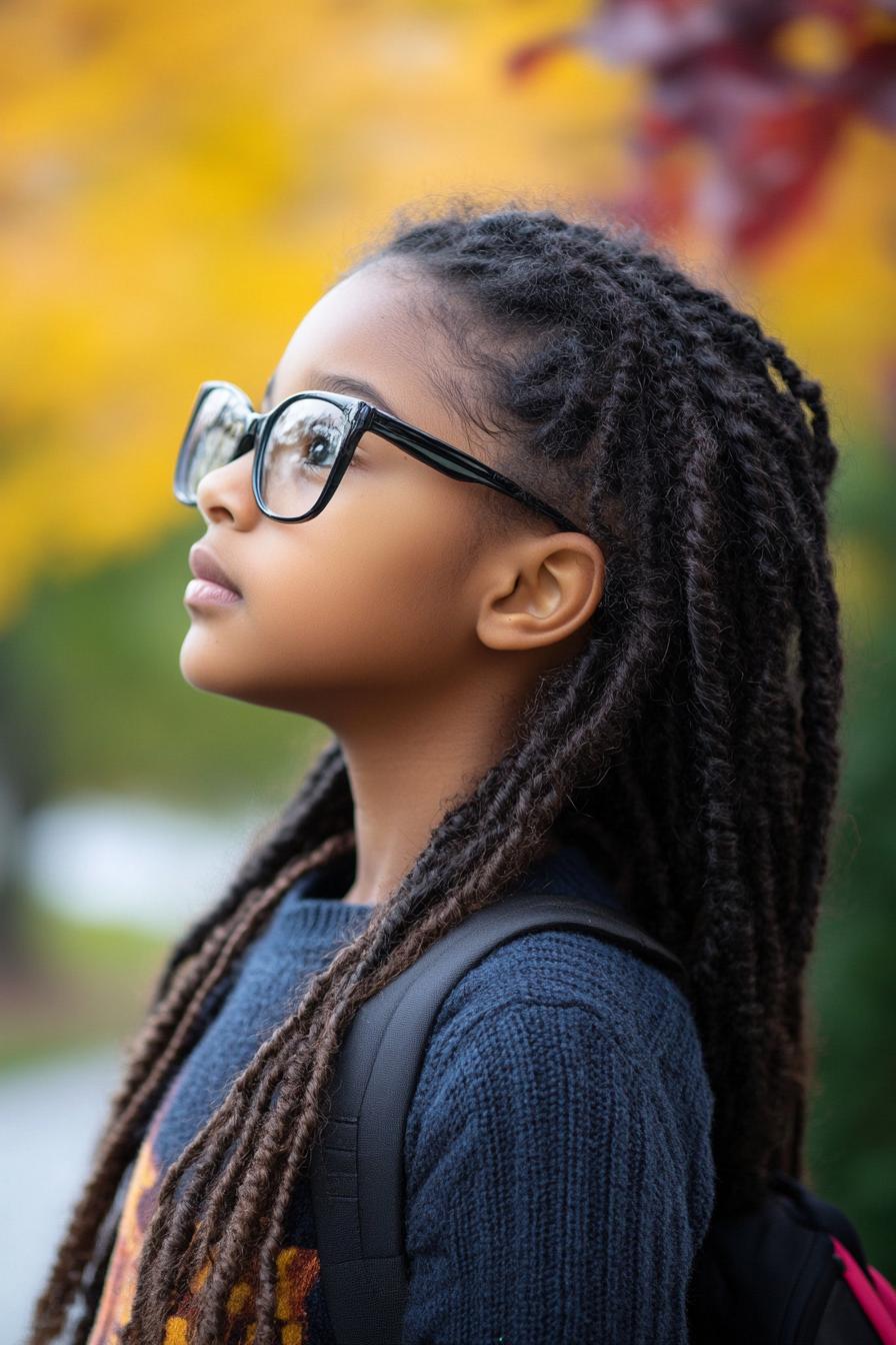 Elegant Twisted Locs Style