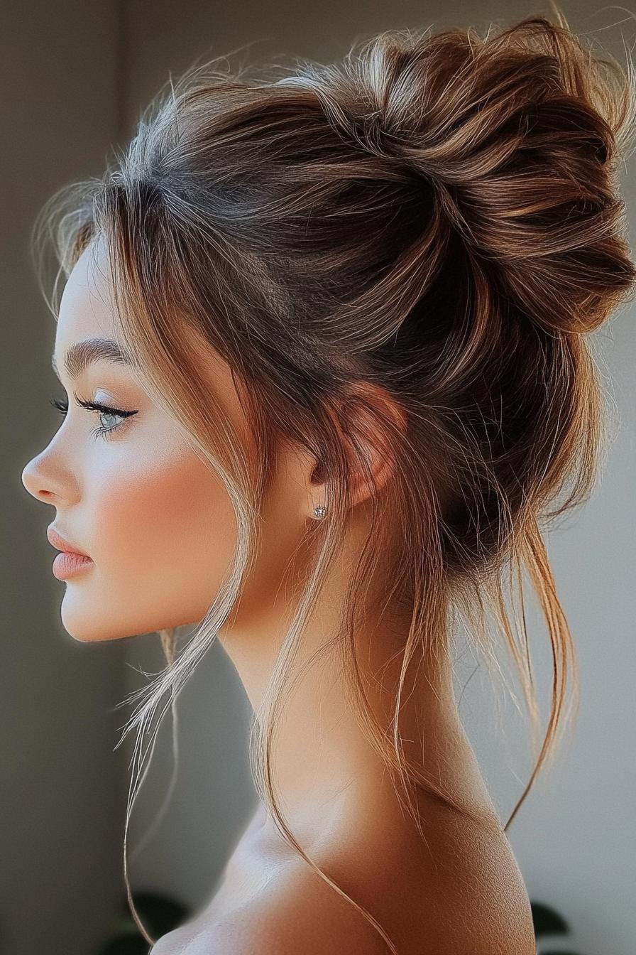 Elegant Wave Bun