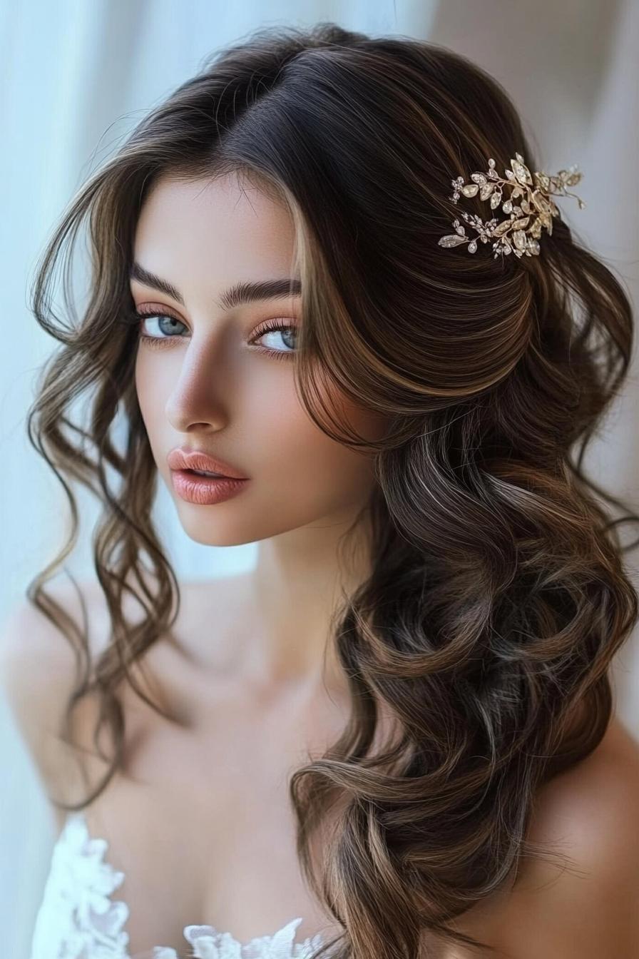 Glamorous Waves and Hairpiece