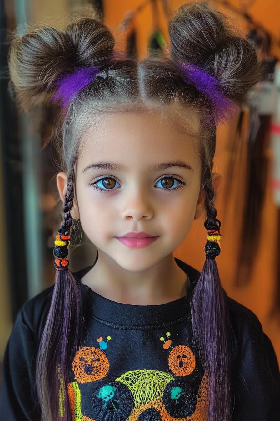 Playful Braids and Buns