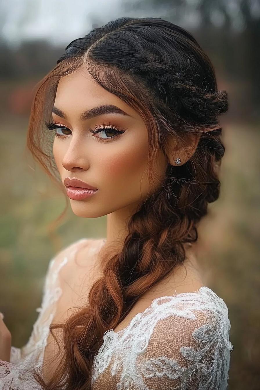 Voluminous Braided Elegance