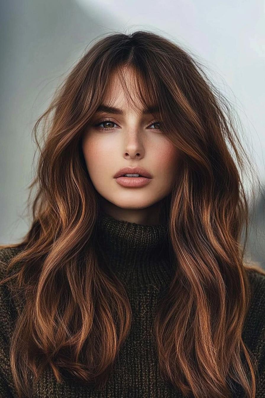 Wavy Hair Wispy Elegance