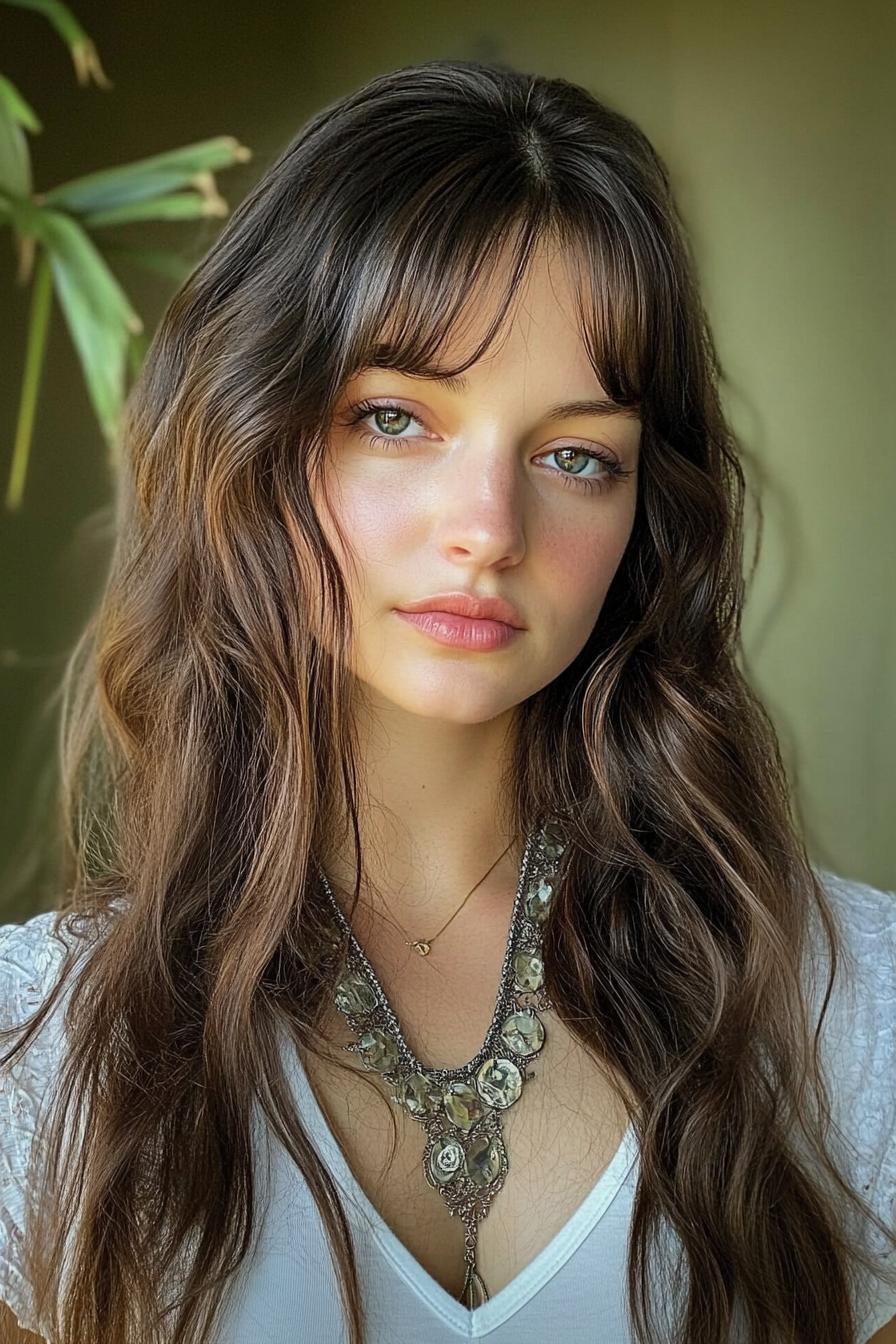 Wavy Layers and Bangs