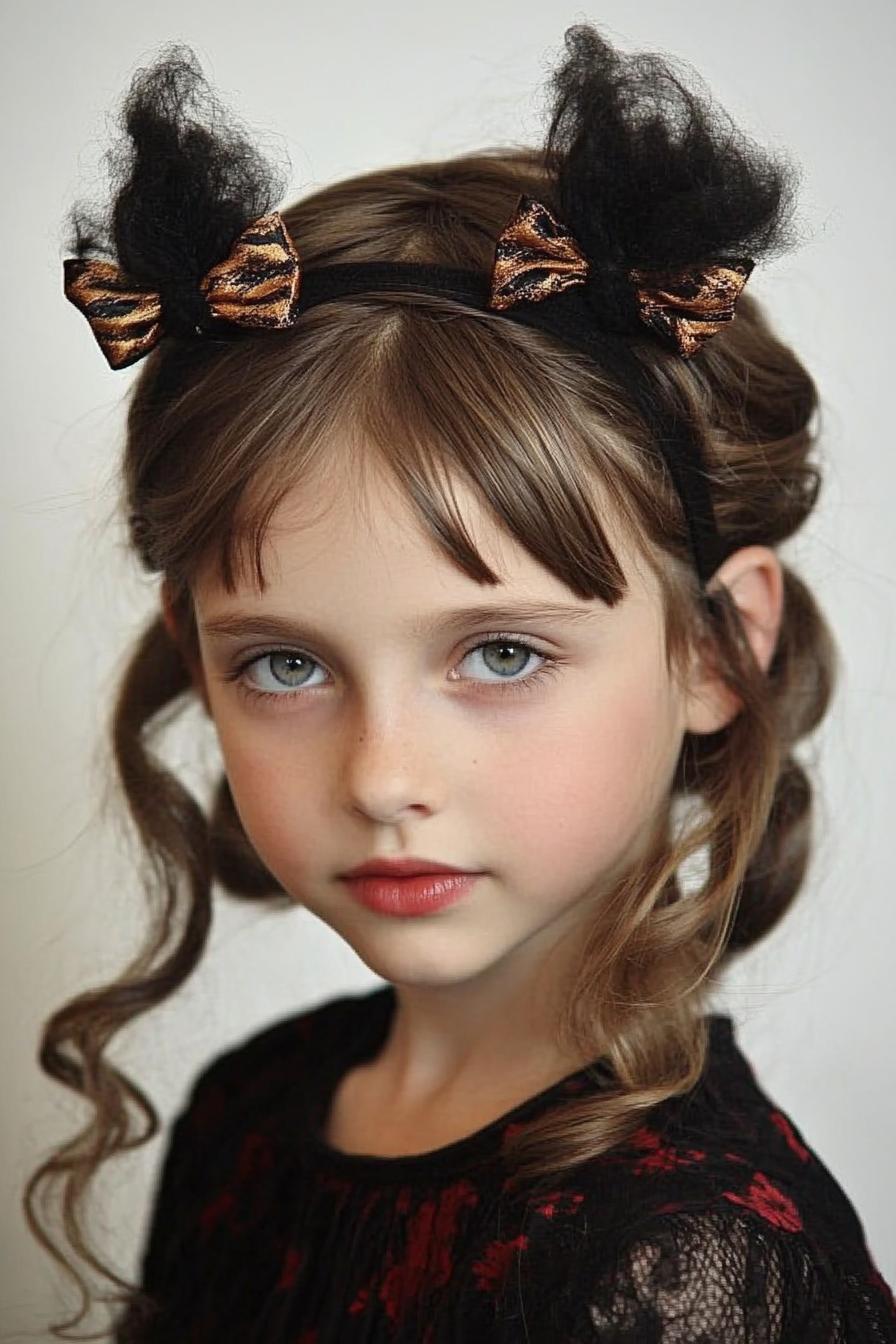 Whimsical Curls and Bows