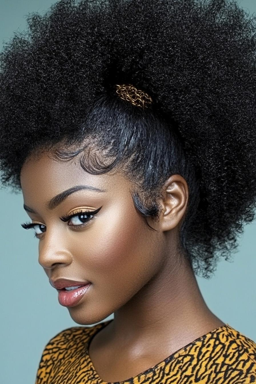 Bold Afro Beauty Burst