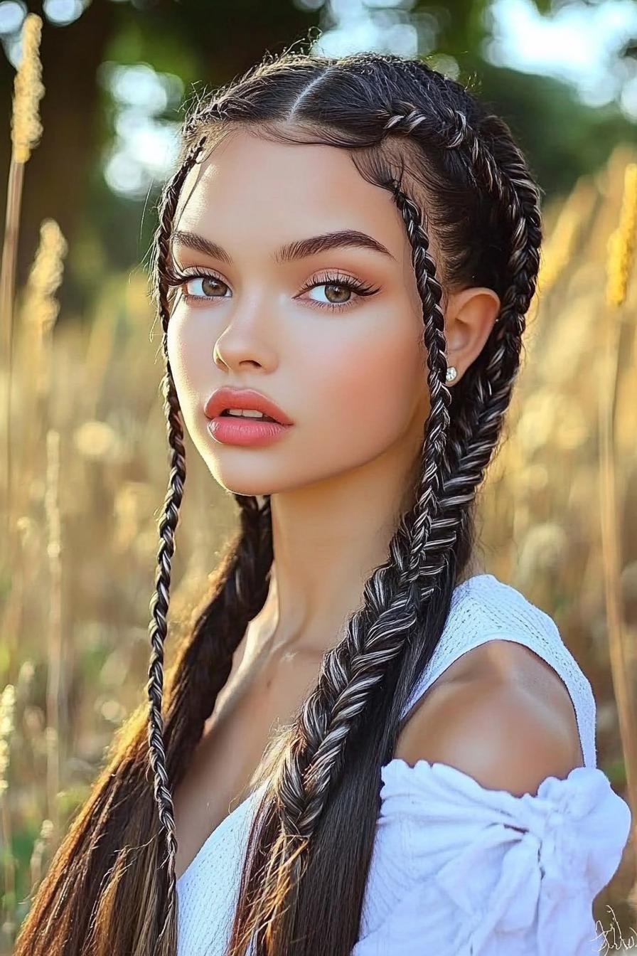 Braided Elegance and Style