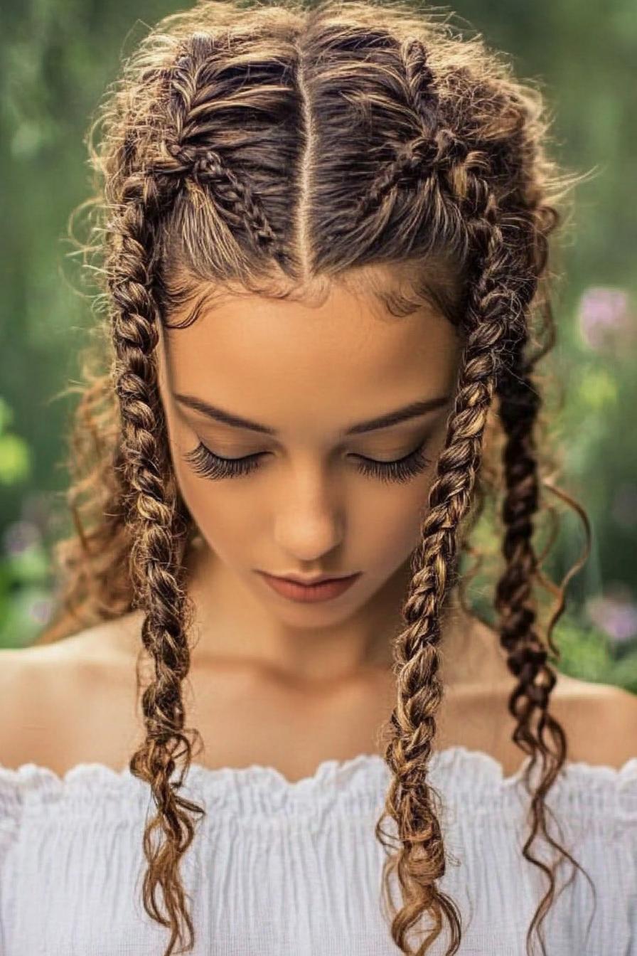 Braids and Waves Elegance