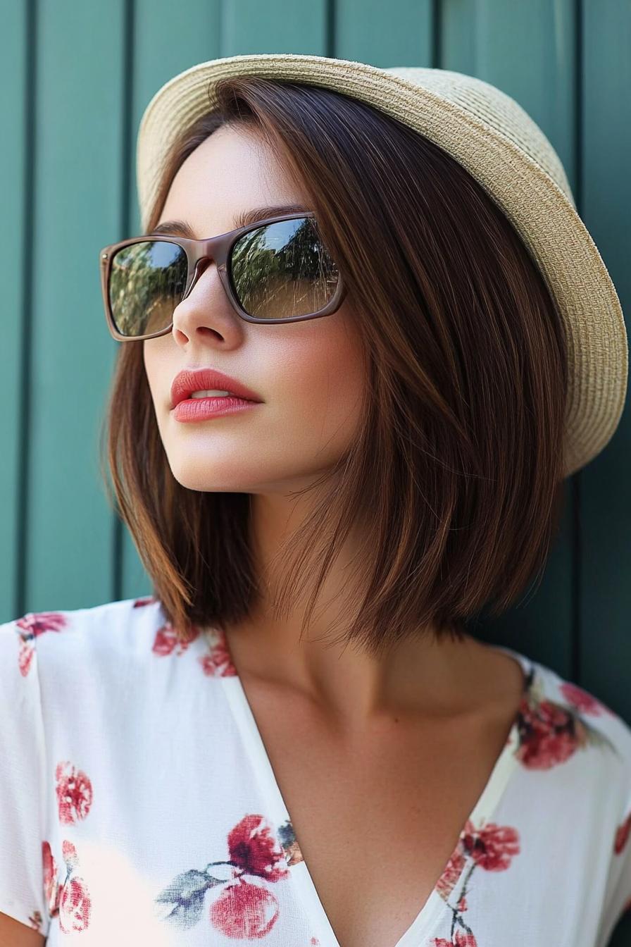 Chic Chin-Length Bob