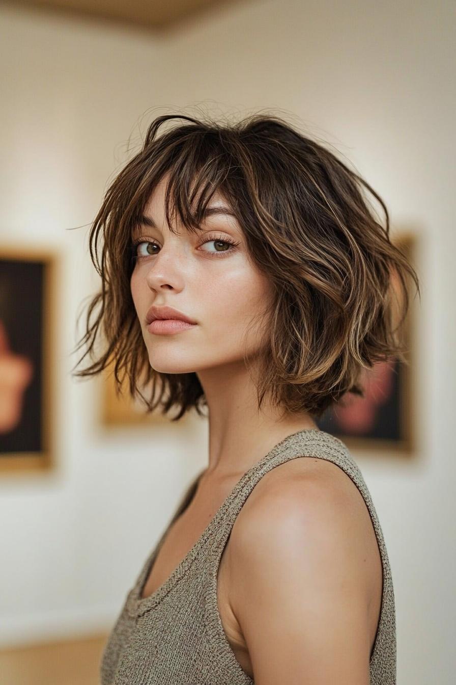 Chic Wavy Bob