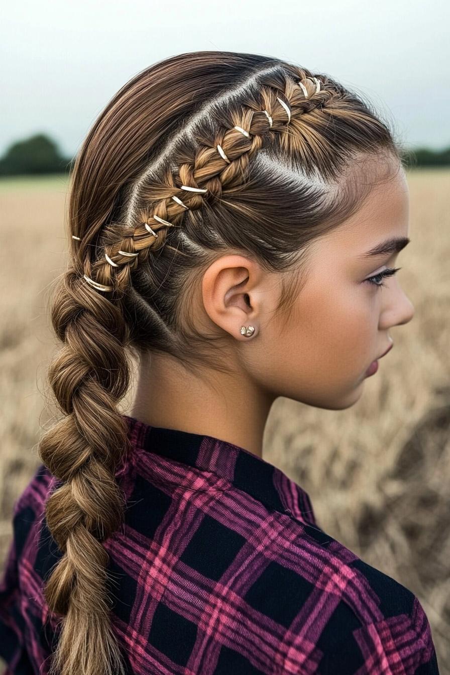 Elegant Braided Hair Art