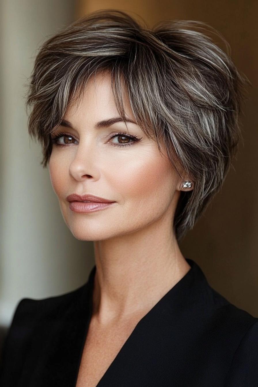 Textured Pixie Cut Glam