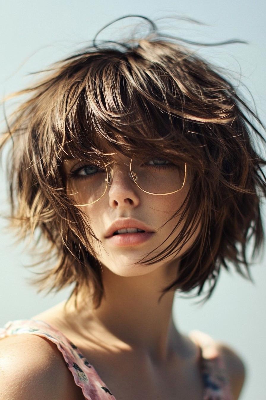 Textured Tousled Bob Delight