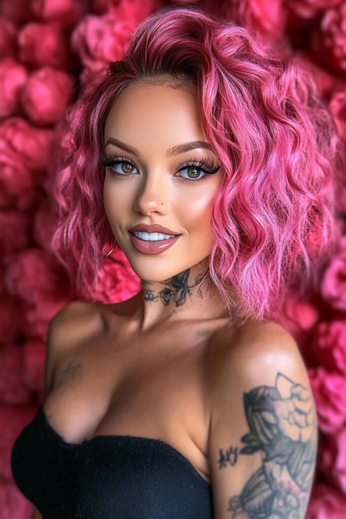 vibrant pink waves unleashed