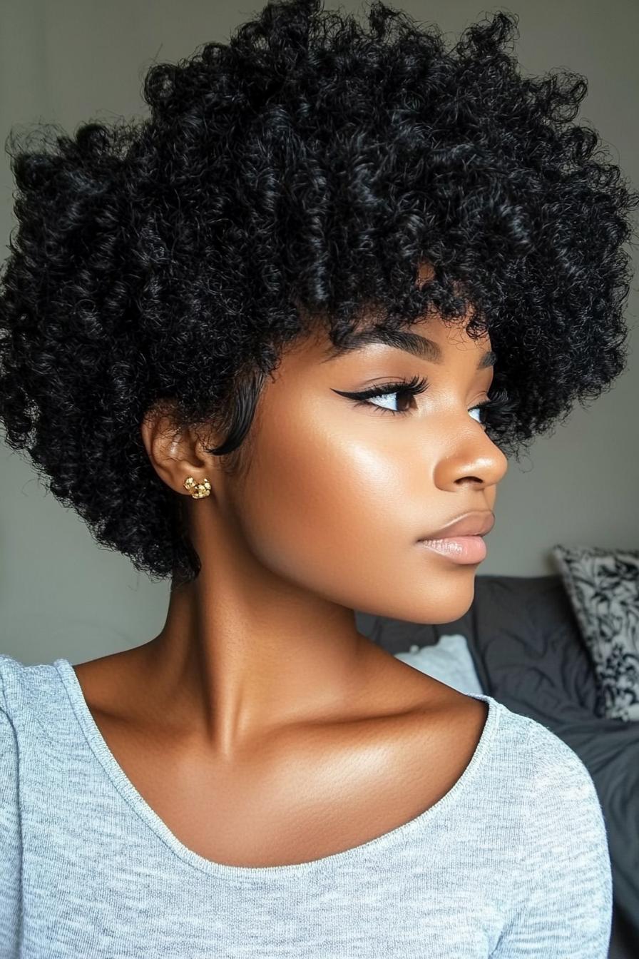 Voluminous Curls Modern Style