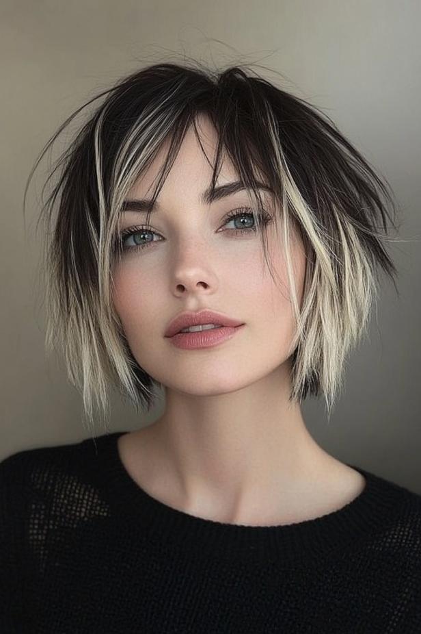 Bold Platinum Bob Vibes