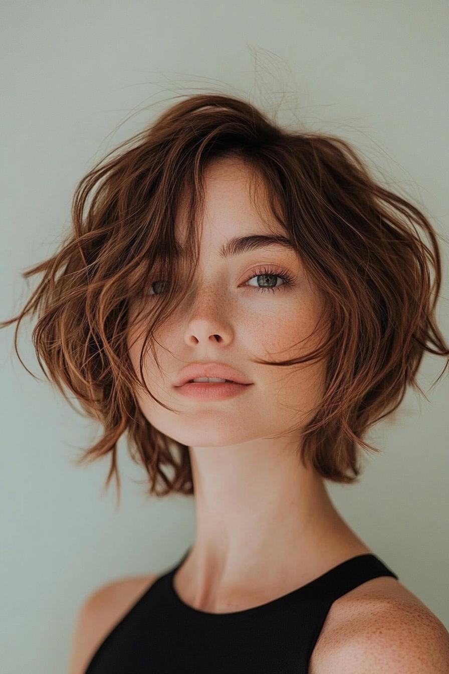 Bouncy Waves Bob Haircut