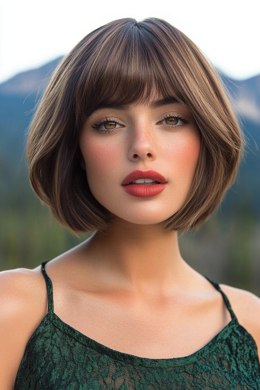 Chic Bob with Bangs