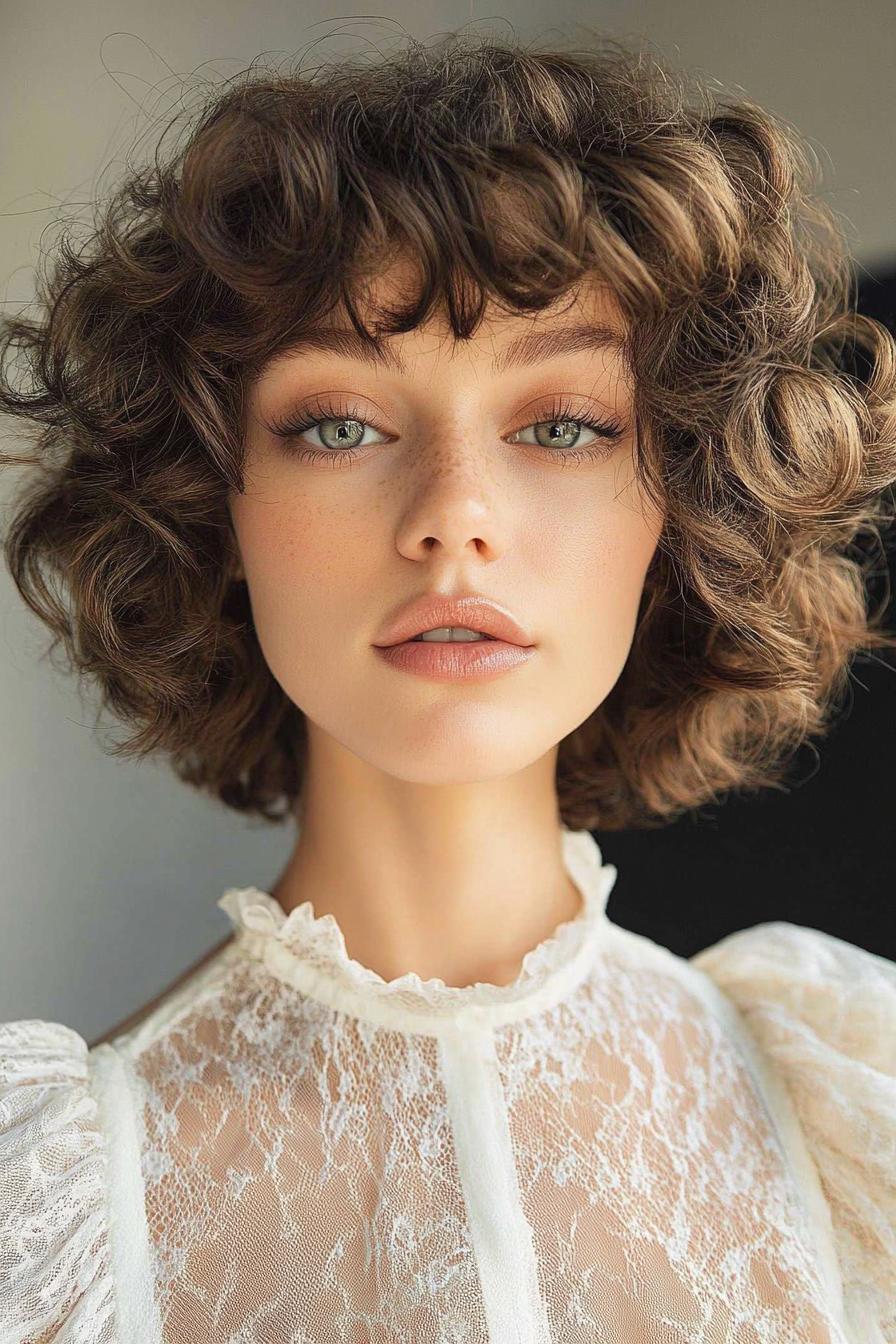 Chic Curly Bob