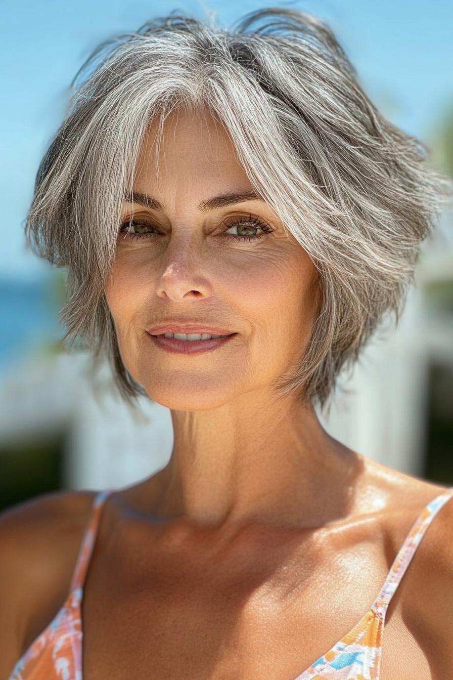 Chic Gray Bob